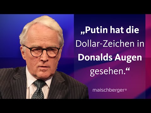 Gudrun Engel und Rüdiger von Fritsch über 100 Tage Trump und die Lage in der Ukraine | maischberger