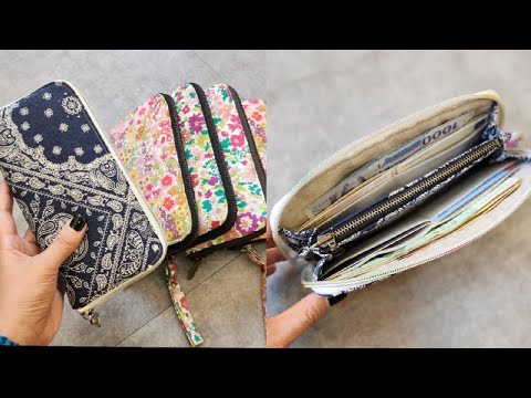 지갑 끝판왕 지퍼 장지갑만들기 zipper long wallet DIY