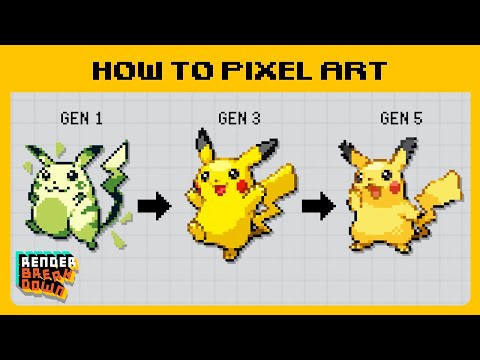 How To Pixel Art Like Pokémon | Render Breakdown