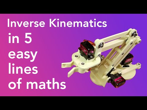 Easy inverse kinematics for robot arms