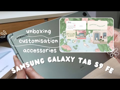 unboxing samsung galaxy tab S9 FE, using canva and pinterest, scrapbooking | a day in my life ☁️