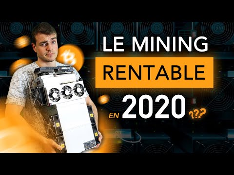 Le MINING de crypto est-il rentable en 2020 ? Avec quel mineur ?