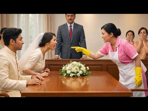 शादी के रजिस्ट्रेशन से 5 सेकंड पहले, सफाईकर्मी ने अरबपति की पत्नी का बड़ा धोखा उजागर कर दिया – जज का