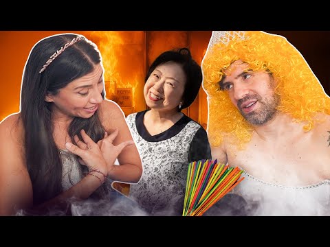 A CHINESE WOMAN ALMOST SET THE BUILDING ON FIRE