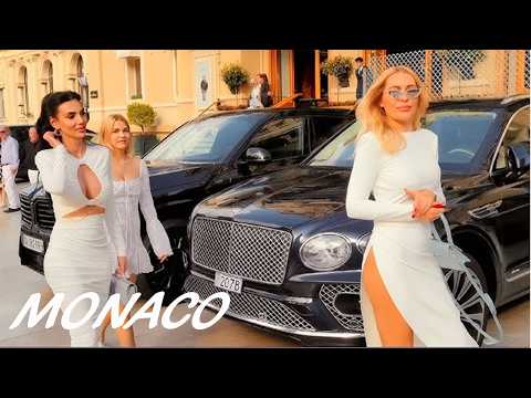 Monaco Billionaire Queens After Dark | Night Street Walk 4K