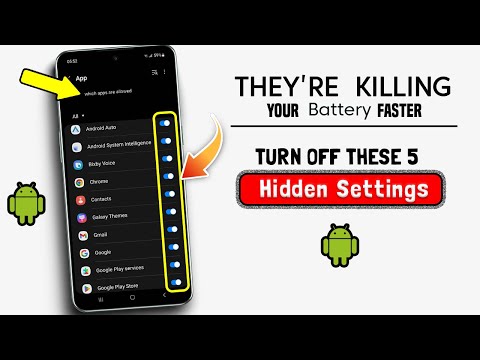 5 Hidden Settings Killing Your Battery Life Faster | Double Your Battery Life, Most Users Don't Know