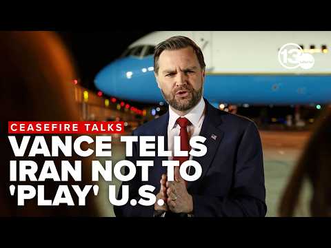 Trump, Vance issue stark warnings to Iran ahead of high-stakes peace negotiations in Pakistan