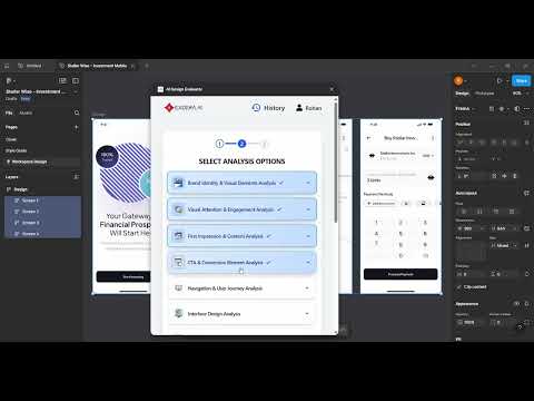 Exdera Ai - Ai Design Analyzer - For UX, UI & User Testing Figma Plugin & Web App