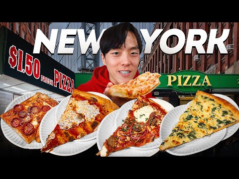 I Tried New York's BEST Pizza Restaurants! They're INCREDIBLE!