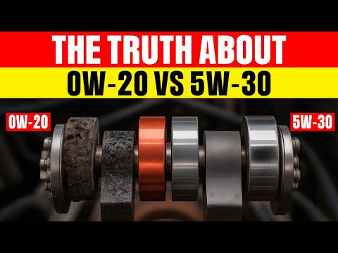 The TRUTH About 0W 20 vs 5W 30 Oil (50 Engines Tested!) | Secret Car Tricks