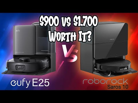 eufy E25 Review vs Roborock Saros 10R – Which Robot Vacuum is Best for Real Homes?