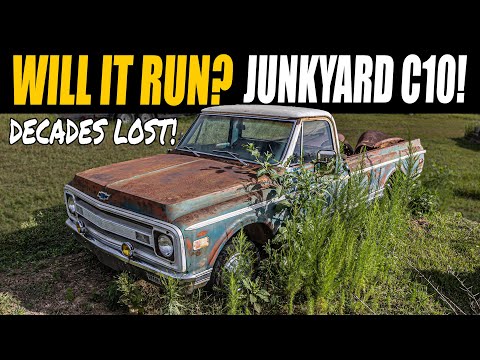 JUNKYARD Chevy Truck! Will It Run After Decades?