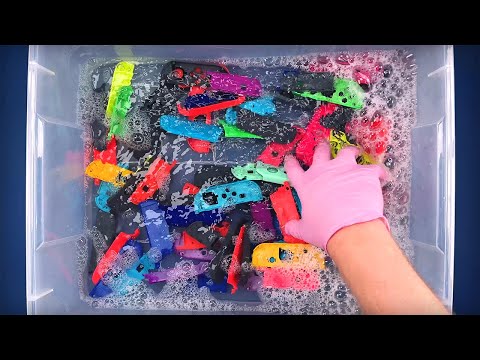 Cleaning a PILE of Joycons - How Many Will Work?