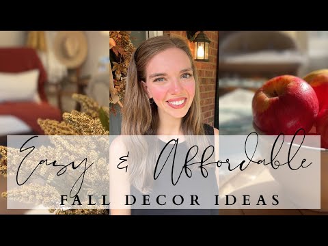Cheap & Easy Fall Decor Ideas | Creating a Cozy Fall Home