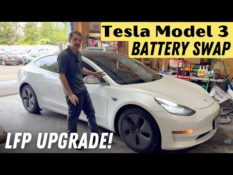 Tesla Model 3 Battery Swap Chemistry Change! NMC to LFP