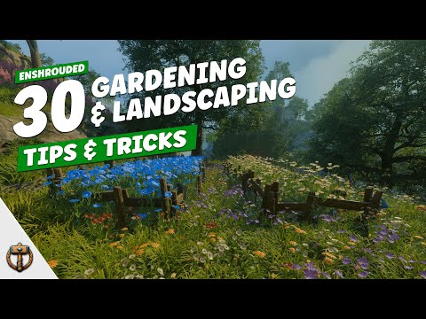 30 Gardening & Landscaping Tips & Tricks for  Enshrouded | Building Tips (Ep.3)