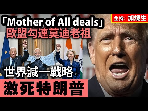 Mother of All deals 歐洲各國領導見中國 歐盟勾連莫迪老祖 世界減一戰略 激死特朗普