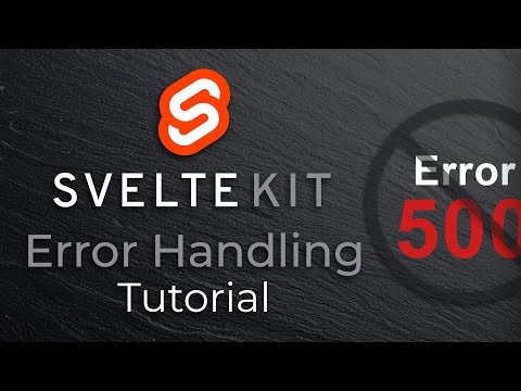 How-To Properly Handle Different Types of Errors in Your SvelteKit App AND Make Them Look Good!