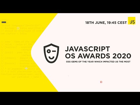 JavaScript Open Source Awards 2020
