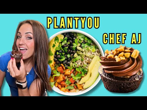 Testing Viral Vegan Recipes from Chef AJ & PlantYou (Chosen by My Kids!)