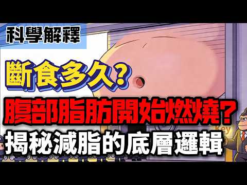 為什麼跑步也減不掉大肚子？科學揭秘腹部脂肪的「唯一鑰匙」，這才是減脂的底層邏輯！#腹部脂肪 #間歇性斷食 #168斷食 #胰島素阻抗 #內臟脂肪 #細胞自噬 #科學減肥 #燃脂機制 #升糖素