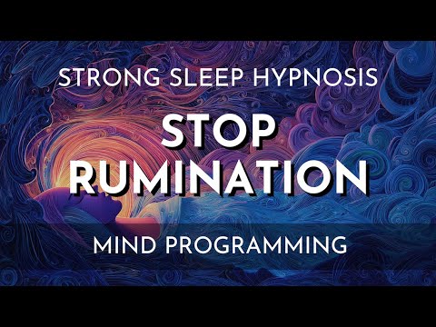 Sleep Hypnosis Session to Stop Rumination - Black Screen