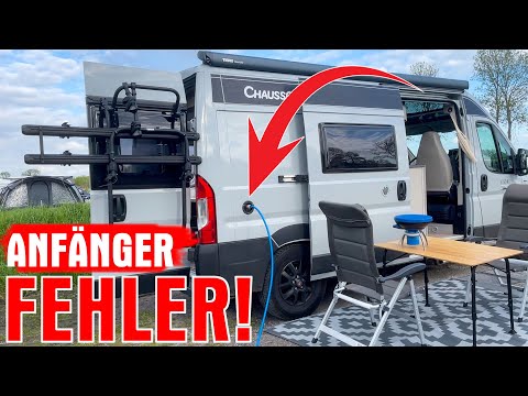 🔴 6 CAMPING Fehler [die nur Anfänger machen!?] 🚐
