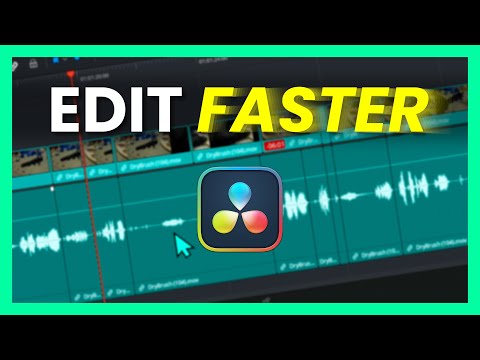 Fastest Editing Workflow in DaVinci Resolve! - Perfect for Tutorials and How To Vids!