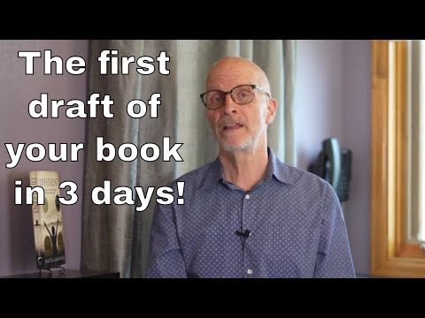 The first draft of your book in 3 days