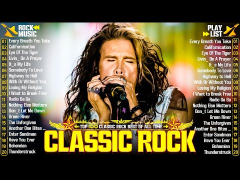 Aerosmith, Bon Jovi, AC/DC, Metallica, Nirvana, Queen 🔥 Classic Rock Songs 70s 80s 90s Full Album