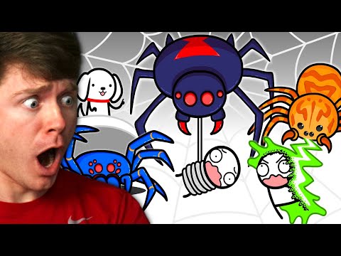 Fighting the DEADLIEST SPIDERS!? (Reaction)