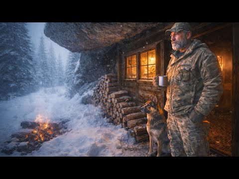 Los vecinos se burlaron cuando construyó solo una cabaña en una cueva —hasta que la ventisca le