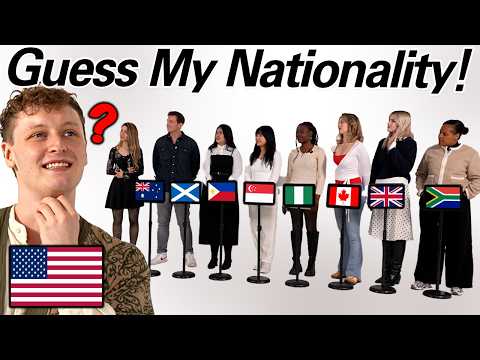 American Guess 8 English Speakers Nationality By The Accent! l One Lie Challenge