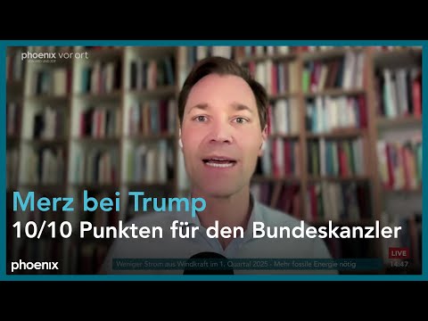 Julius van de Laar zum Besuch von Merz bei Trump am 06.06.25