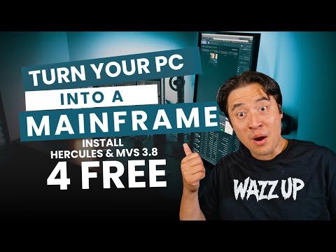 Turn Your PC into an IBM Mainframe with the Hercules Emulator that runs MVS 3.8 for Free