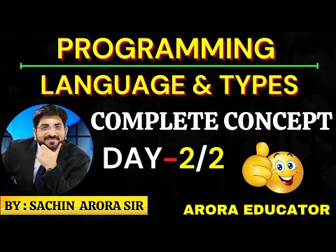 What is Programming Language & Types of Programming Language | Computer Programming | Part-2/2 |