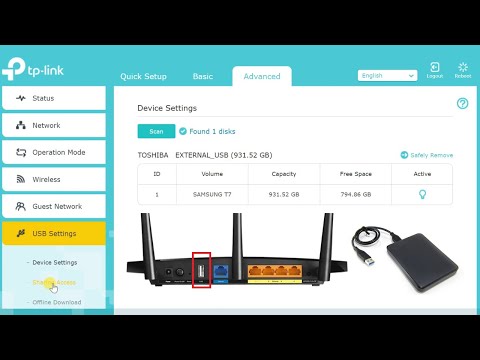 Share and Access USB Storage in TP-Link Router