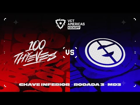 100T x EG | VCT Americas Kickoff 2026 | Chave Inferior - Rodada 3