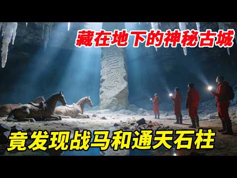 农田下方300米竟藏着一座地下古城,发现战马和通天石柱,布满神秘符文藏着惊天秘密!【户外小北哥】