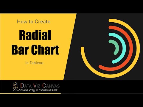 Radial bar chart in tableau