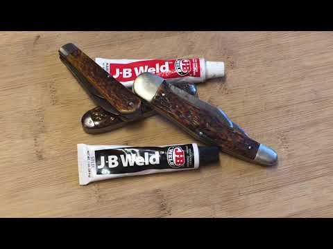 Knife Repair with J - B Weld, YAX, Camillus, Other Pocket Knives
