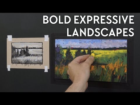 Landscape Painting – Bold Expressive Landscapes