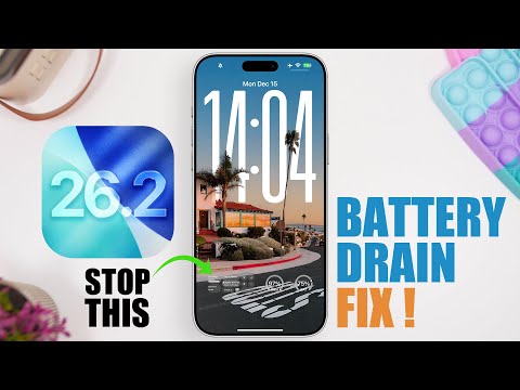 iOS 26.2 - How To FIX Battery DRAIN on iPhone !