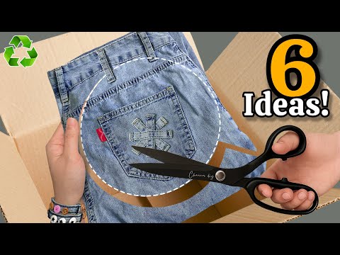 Transforming Cardboard, Old Jean & Fabric Scraps 😱♻️ 6 GENIUS Recycling Ideas That Will Amaze You!
