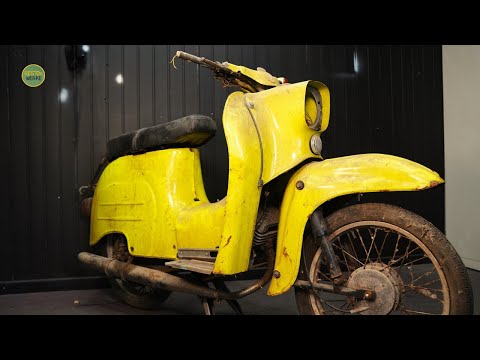 Full Restoration 40 years Old German Simson Schwalbe KR51/2 Scooter