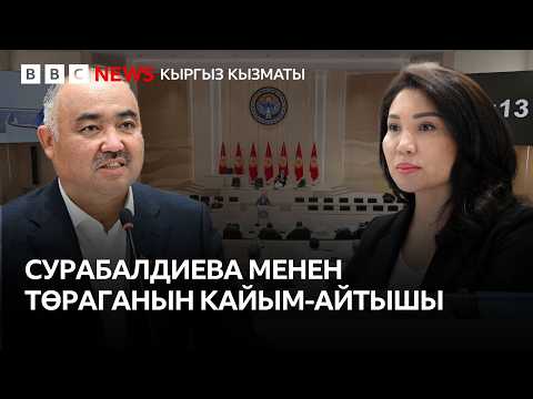 Сурабалдиева менен төраганын кайым-айтышы