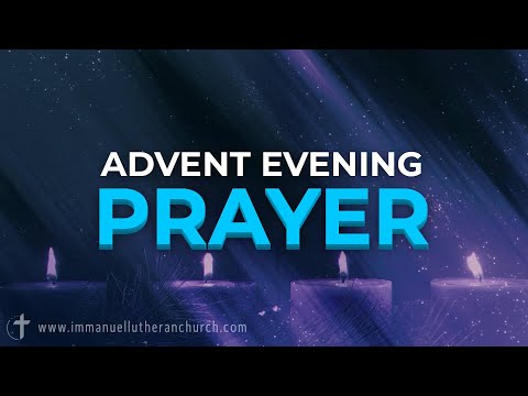 Advent Evening Prayer