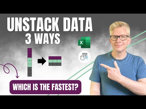 The FASTEST Way to Unstack Data in Power Query? 3 Methods Compared
