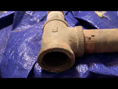 Bathroom sink drain pipe replacement