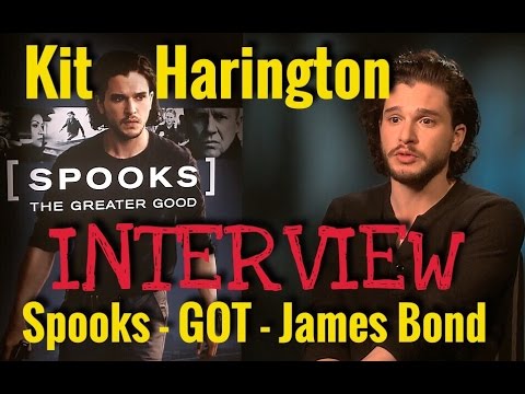 KIT HARINGTON "I'd love to play a camp JAMES BOND" - Spooks Special & Game Of Thrones